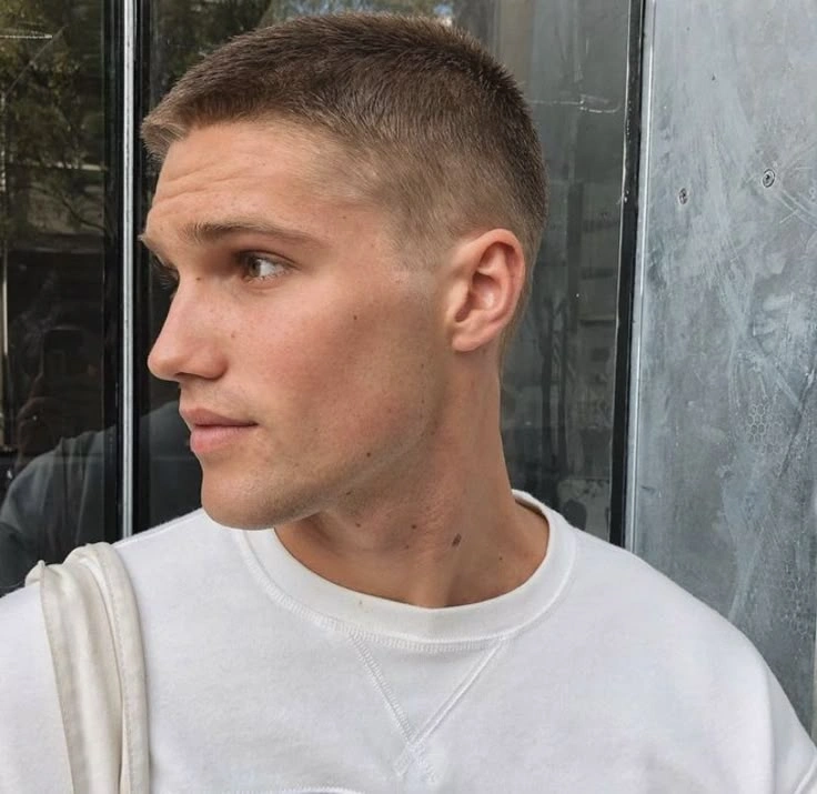 Bleached Crew Cut