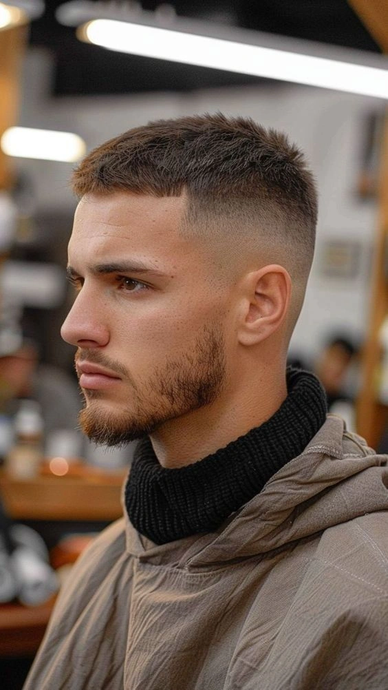 Crew Cut With Beard