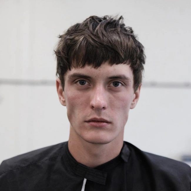 Curly Bowl Cut
