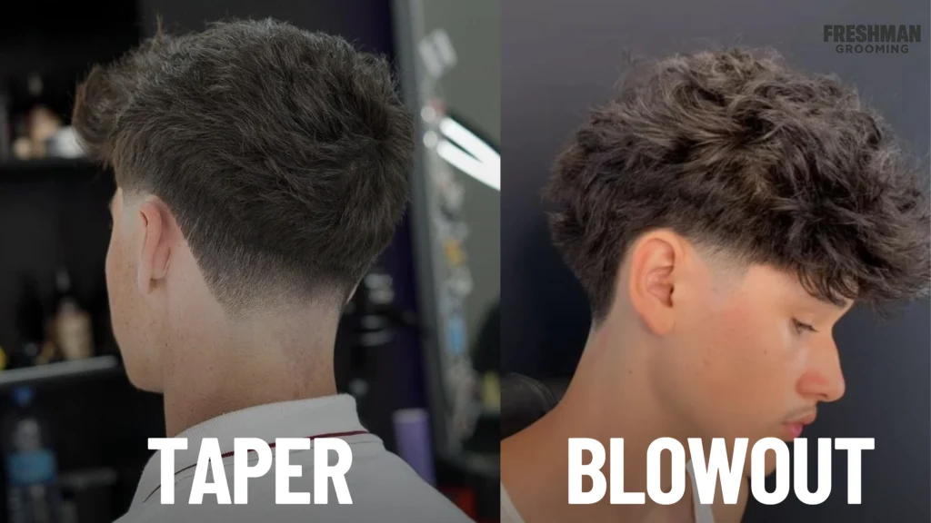 Difference between Taper and Blowout