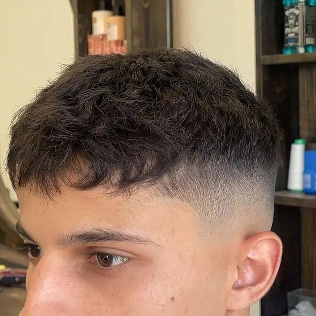 High Fade Crew Cut