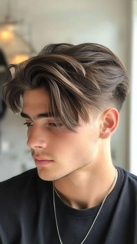 Middle Part Undercut