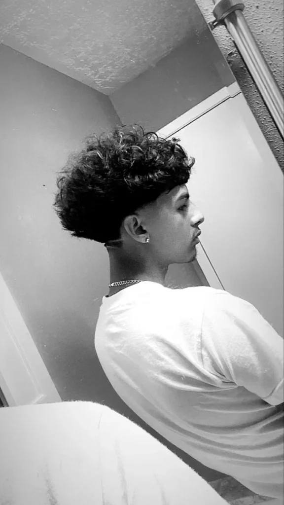 Curly Edgar Haircut