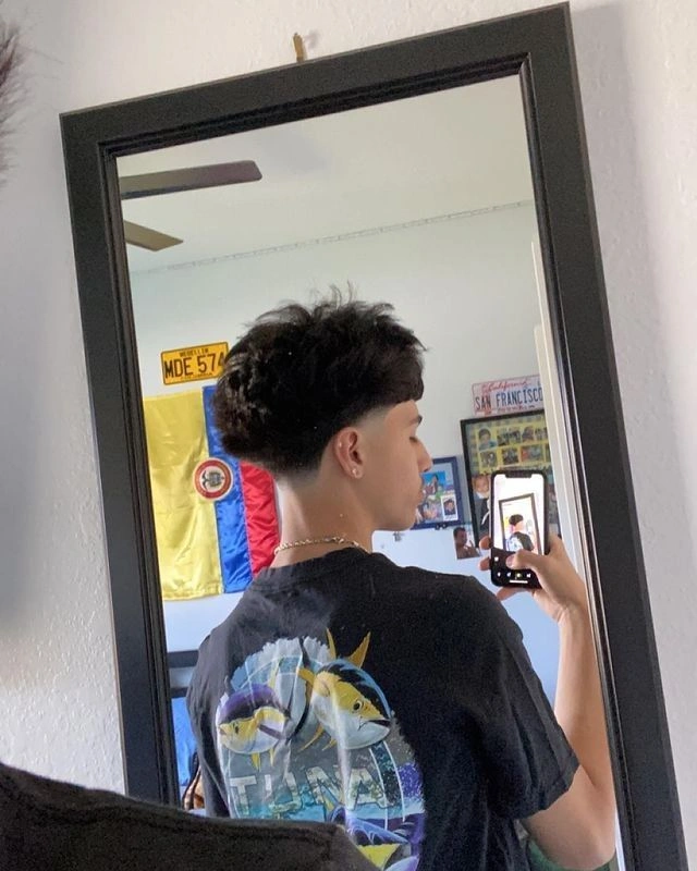 Edgar Haircut for Straight Hair