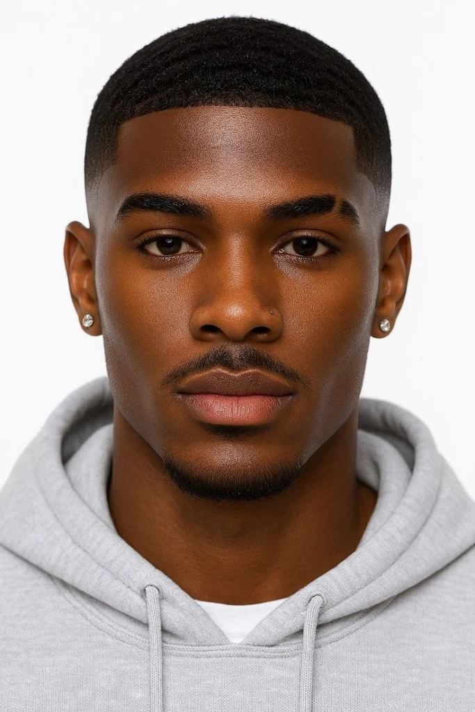 8 Guard Buzz Cut Black Male