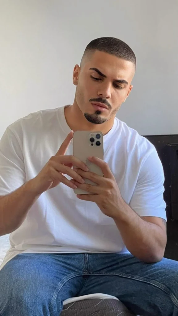 8 Guard Buzz Cut Curly Hair