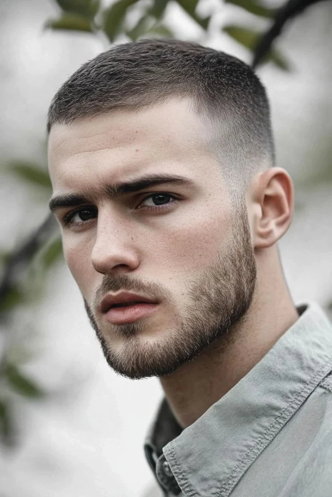 8 Guard Buzz Cut Mid Fade