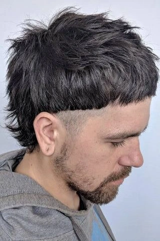 Bowl Cut Mullet