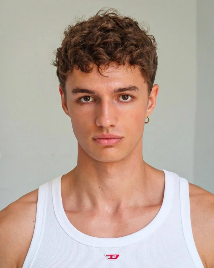 French Crop Curly Hair