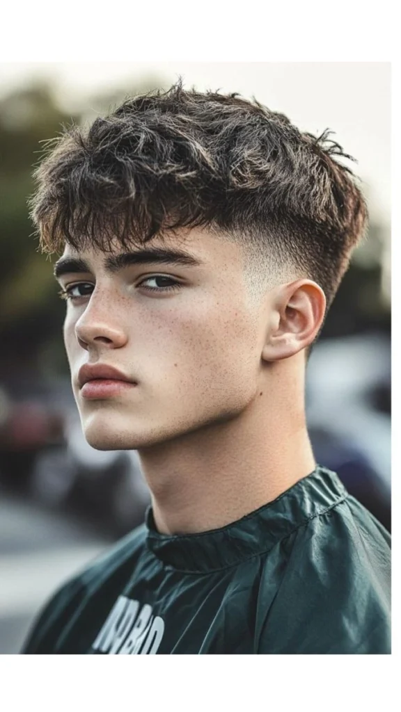 French Crop Mid Fade