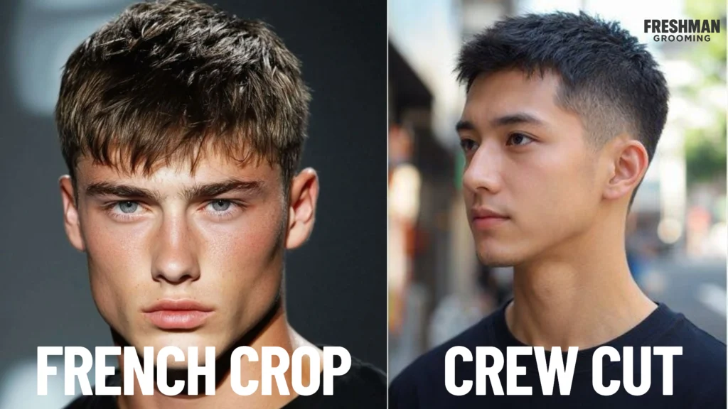 French Crop Vs Crew Cut