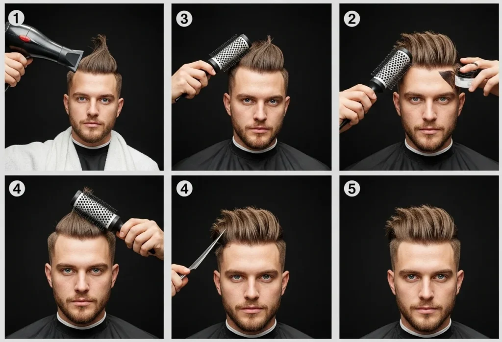 How to Style The Quiff Hairstyle (Step-by-Step Guide)