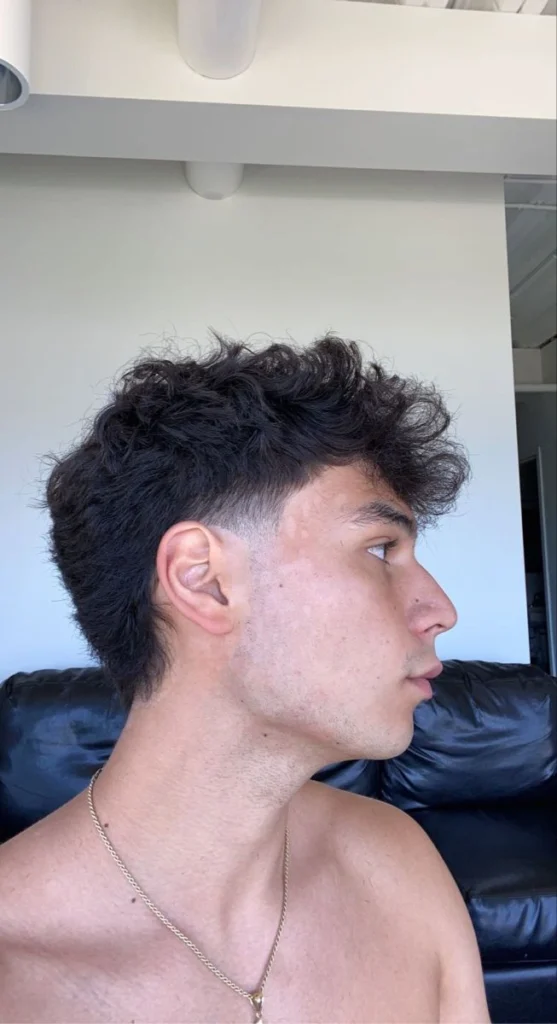 Low Fade Mullet Haircut