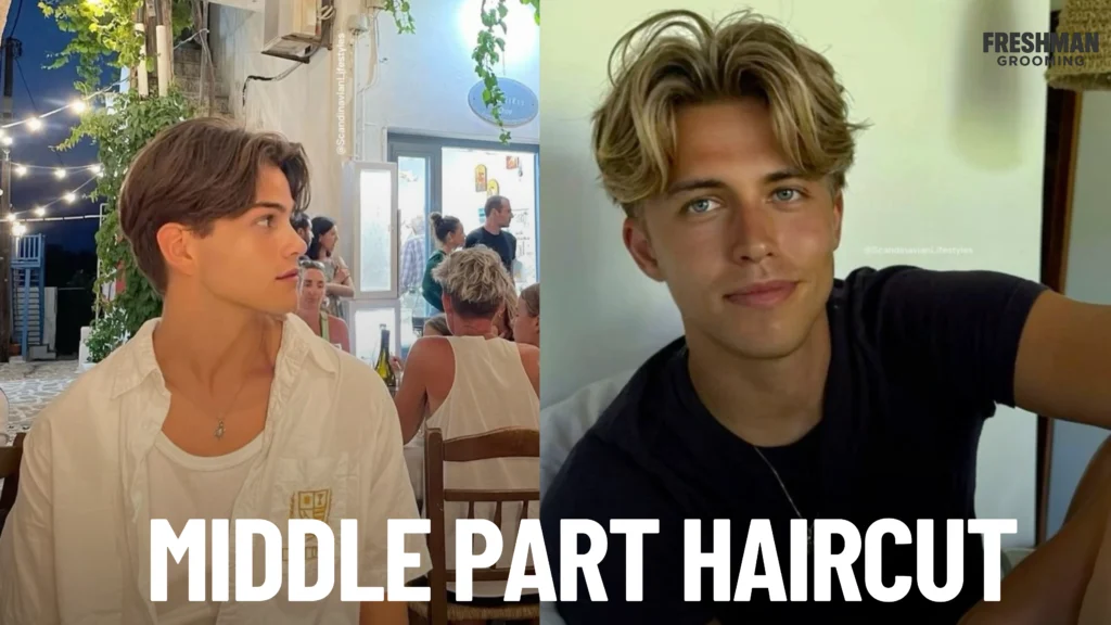 Middle Part Haircut