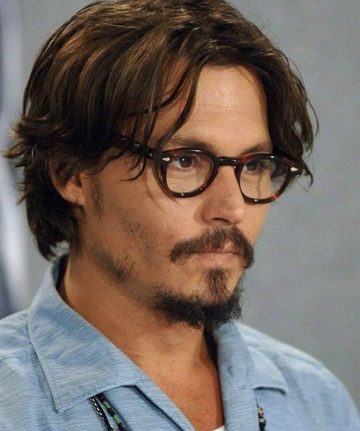 Middle Part Johnny Depp