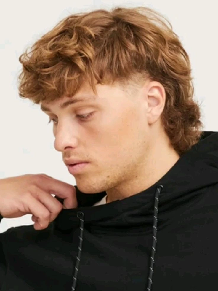 Modern Mullet Shaggy Men