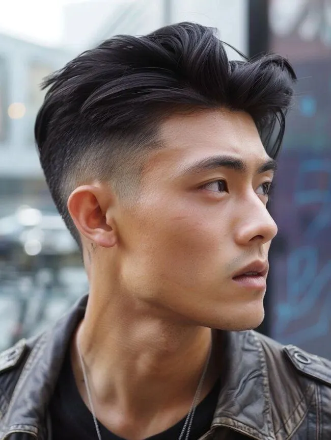 Quiff Haircut Asian
