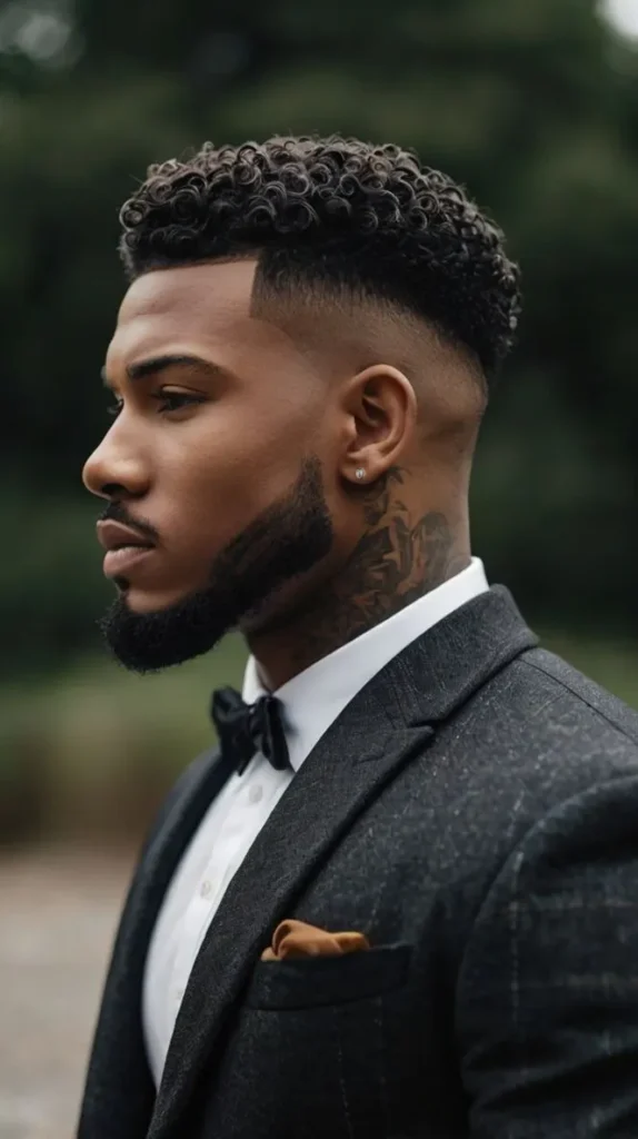 Quiff Haircut for Black Men
