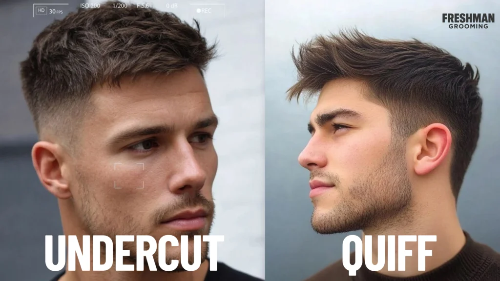 Quiff Haircut vs Undercut