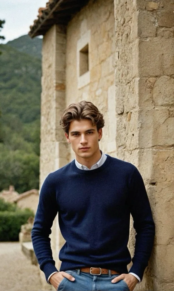 Side Part Haircut Men