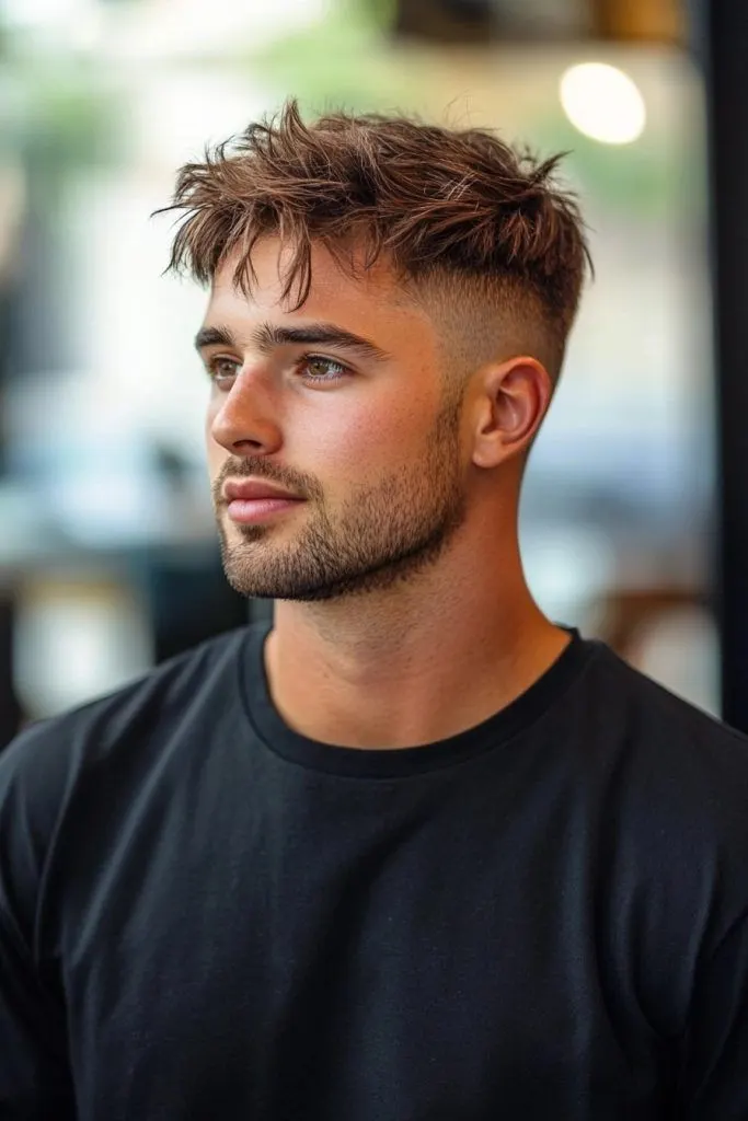 Textured Quiff Haircut